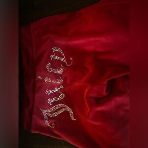 OG BIG BLING VELOUR TRACK PANTS